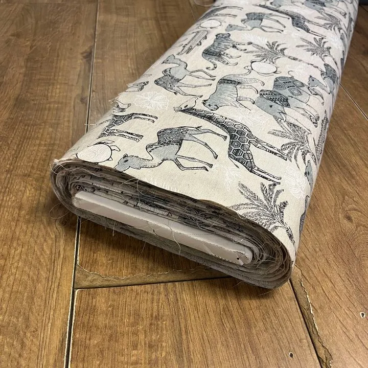 Safari Linen Look Canvas
