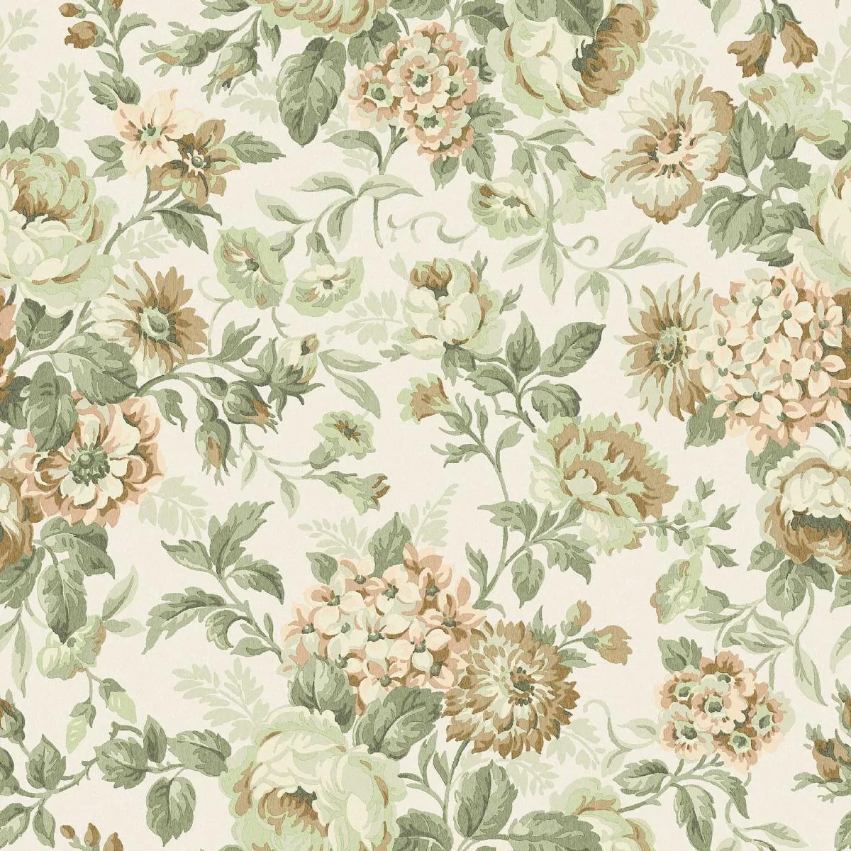 Schumacher Hortensia Wallpaper