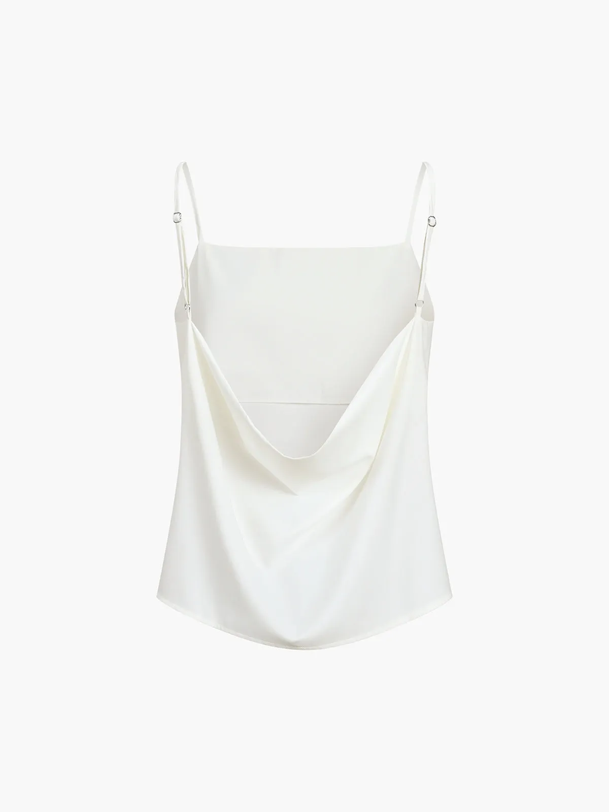 Solid Backless Graceful Cami Top
