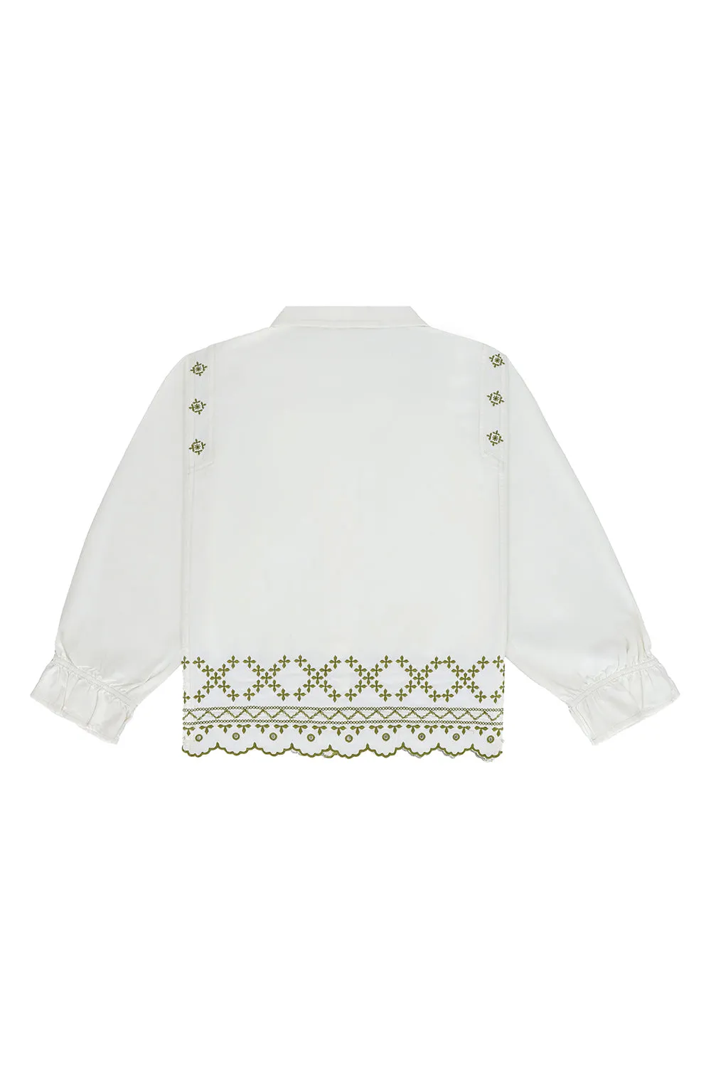 Sophie Shirt in Ecru Denim