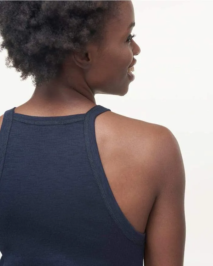 Splendid - Mika Burnout Tank in Navy