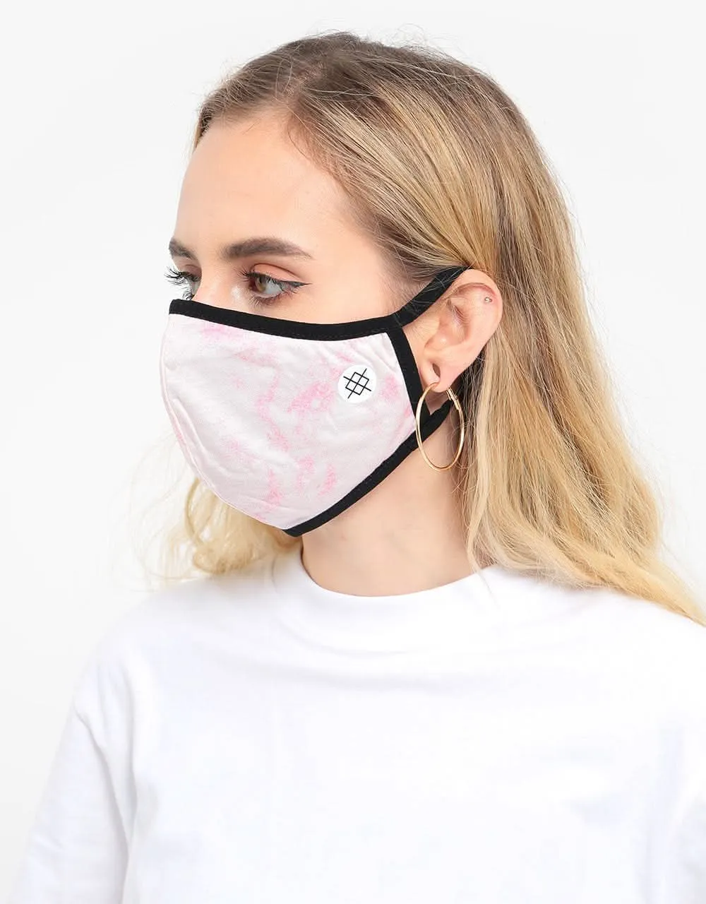 Stance Dye To It Face Mask - Pink