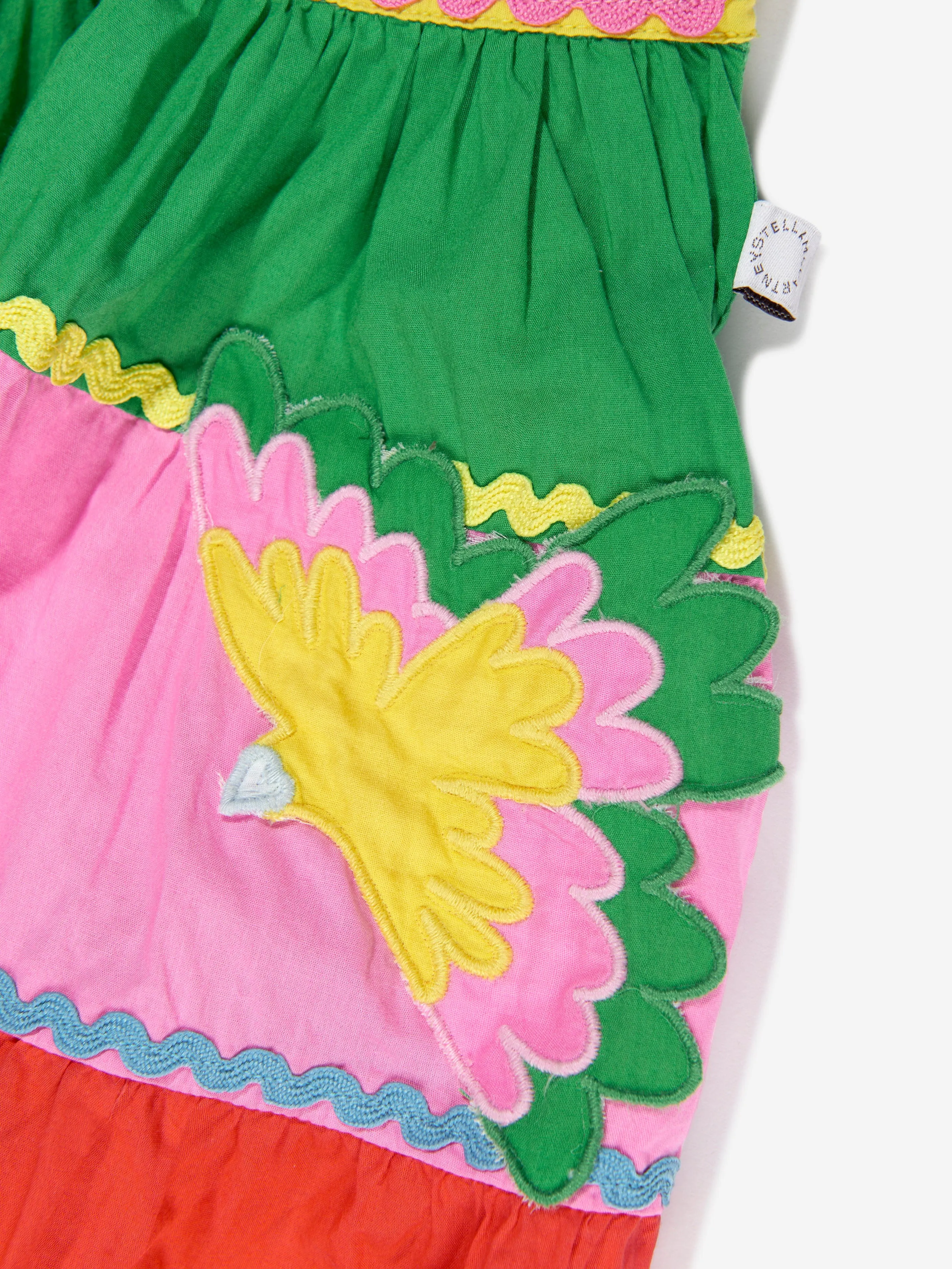 Stella McCartney Baby Girls Swallows Dress in Multicolour