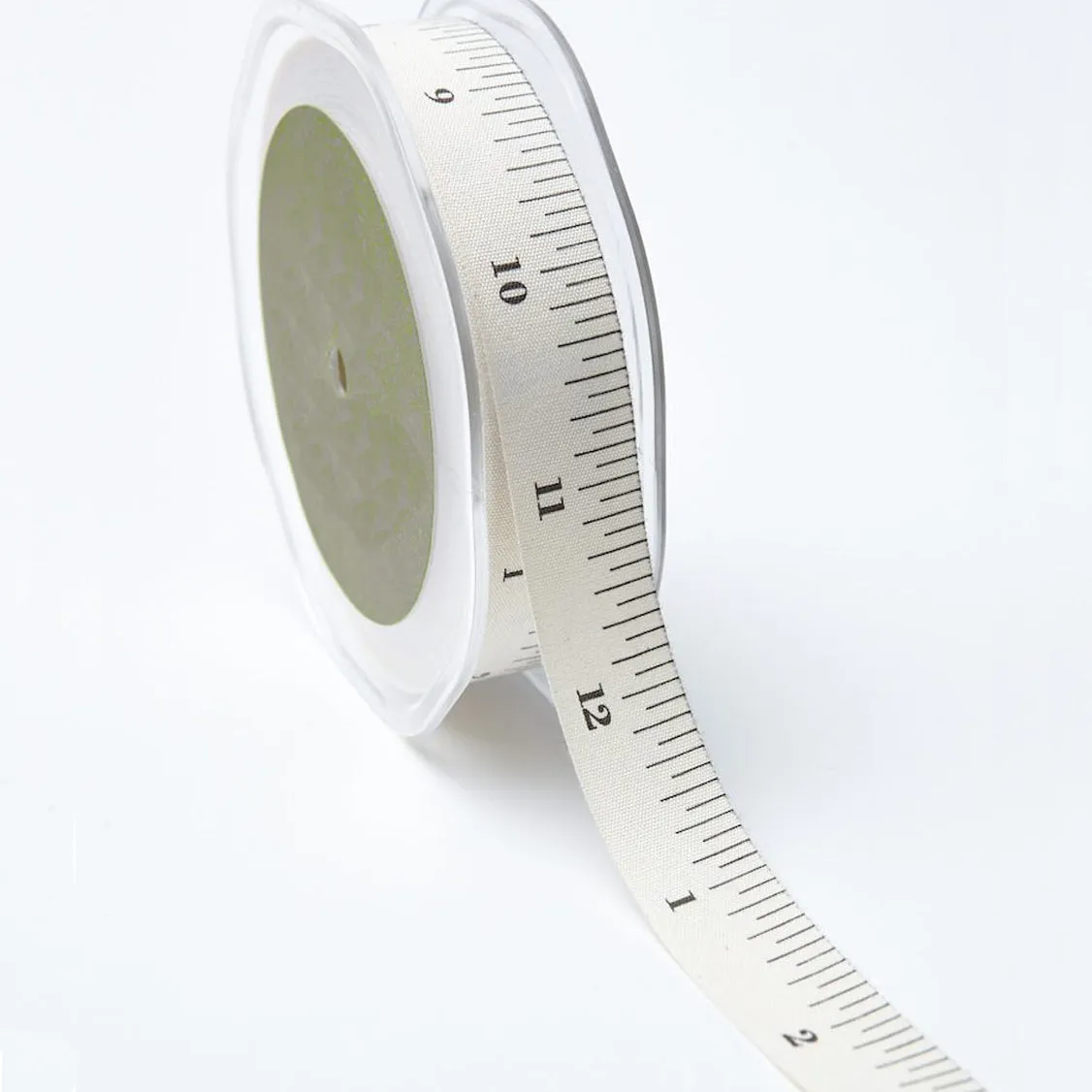 Tape Measure - Natural Cotton Icon Ribbons