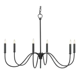 Tirrell Small Black Chandelier