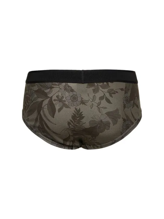 Tom Ford   Floral printed cotton briefs 