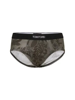 Tom Ford   Floral printed cotton briefs 