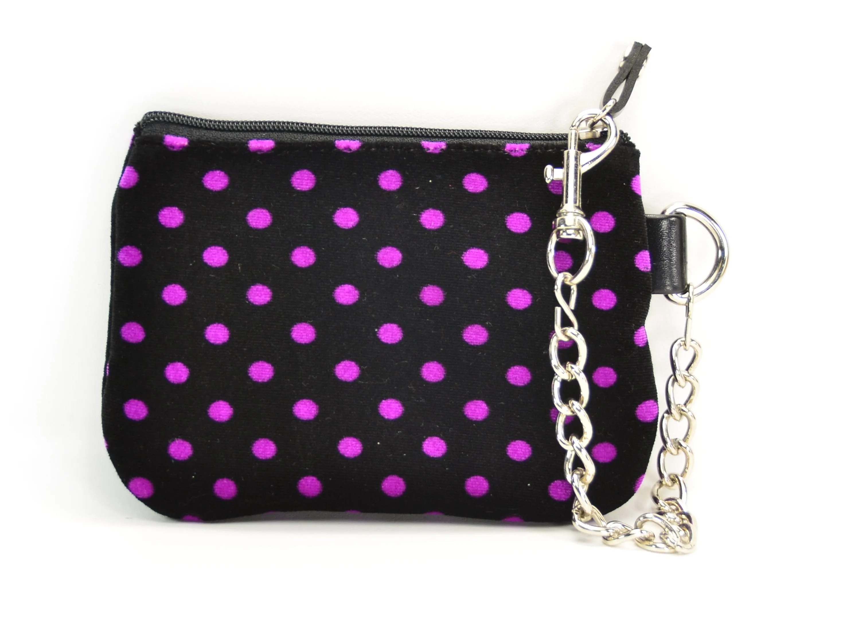 Top Zip Polka Dots Wallet