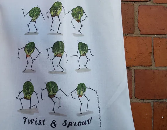 Twist and Sprout Christmas Tote Bag