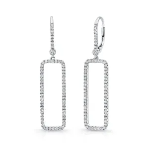 Uneek Earring 14K White Gold LVED08
