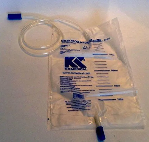 Urinal Drainage Bag Urine 2000 ml Sterile w/ Antireflux Disposable 3 Bags NEW