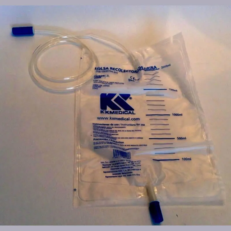 Urinal Drainage Bag Urine 2000 ml Sterile w/ Antireflux Disposable 3 Bags NEW
