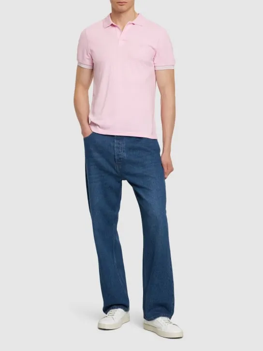VILEBREQUIN   Logo embroidery cotton piquet polo 