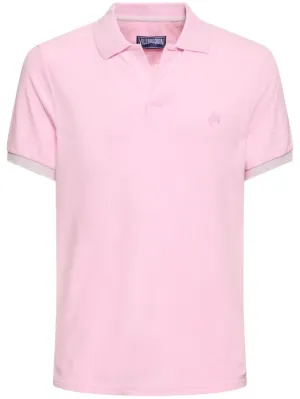 VILEBREQUIN   Logo embroidery cotton piquet polo 