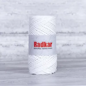 White 000 2mm cotton cord