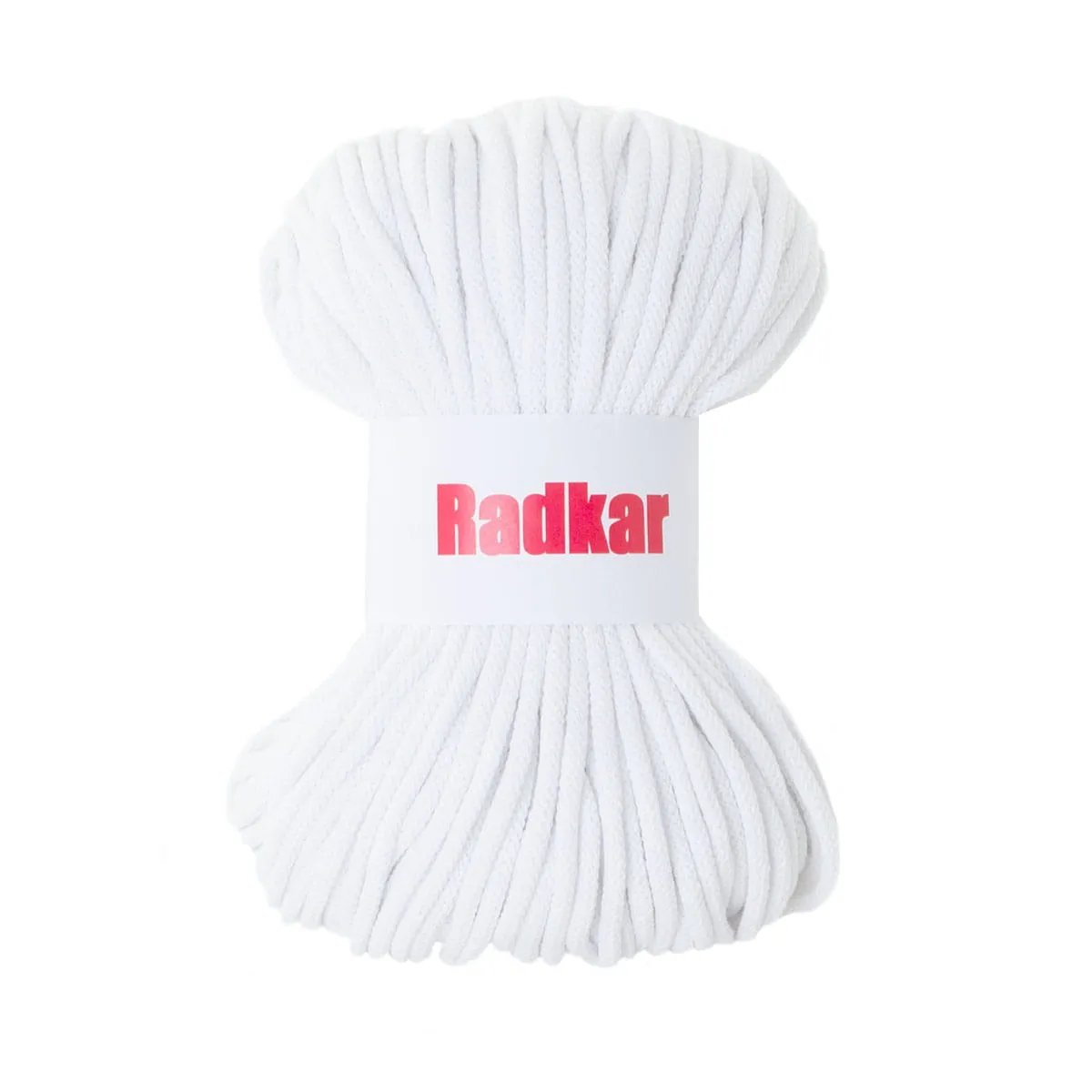 White 000 Braided cotton cord 5mm