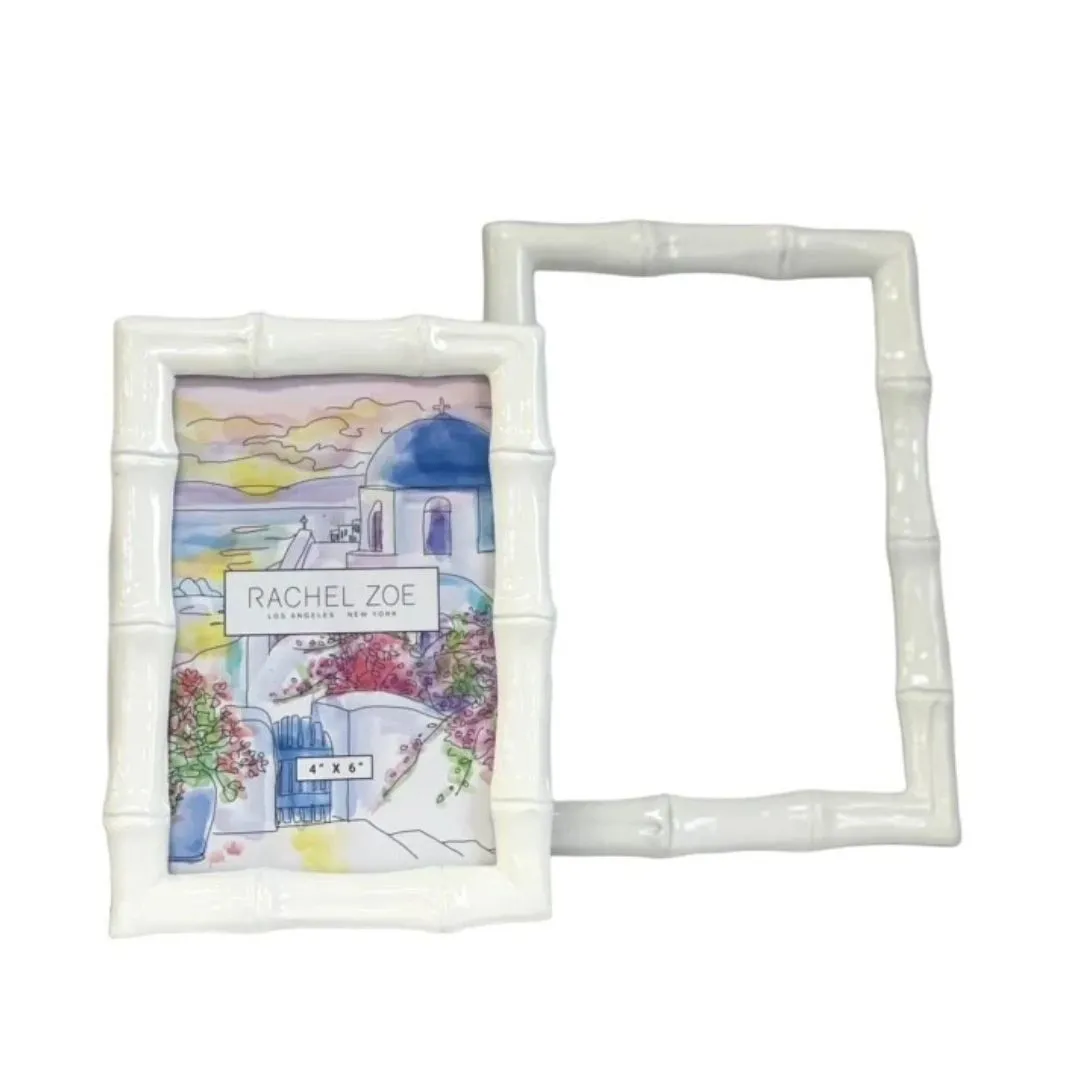White Gloss Bamboo Frame | 5 x 7"