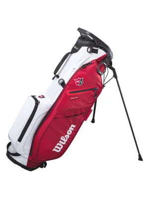 Wilson Staff EXO Lite Stand Bag - Red/White