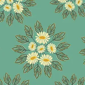 Winged Garden Graceful Flora Delight A1069T - 3 YARDS