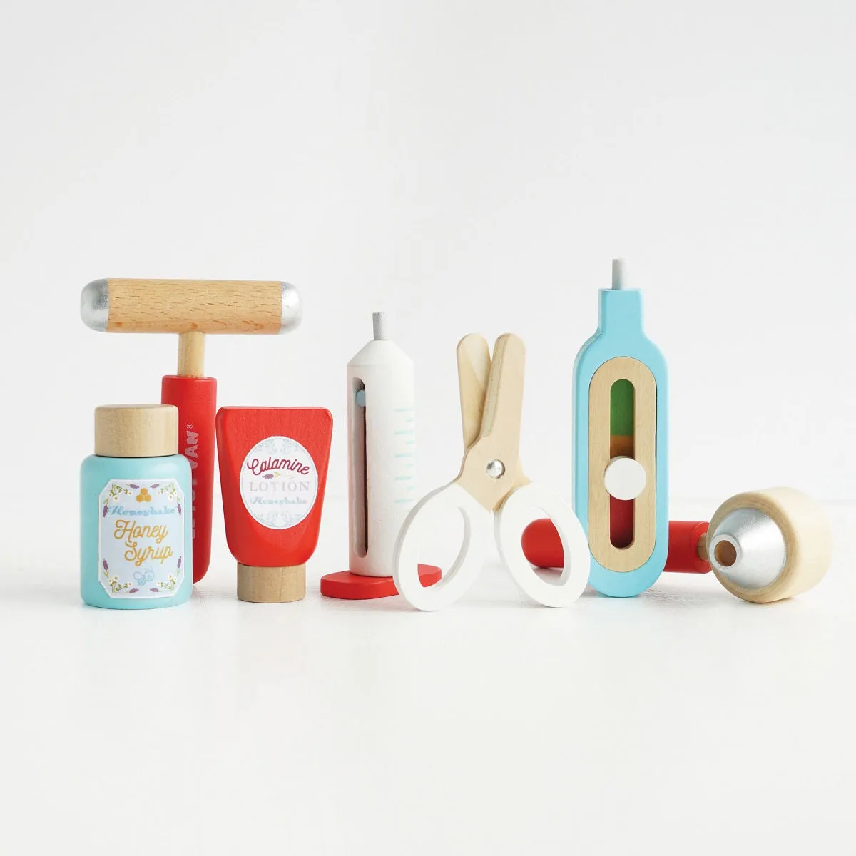 Wooden Doctor's Medical Kit