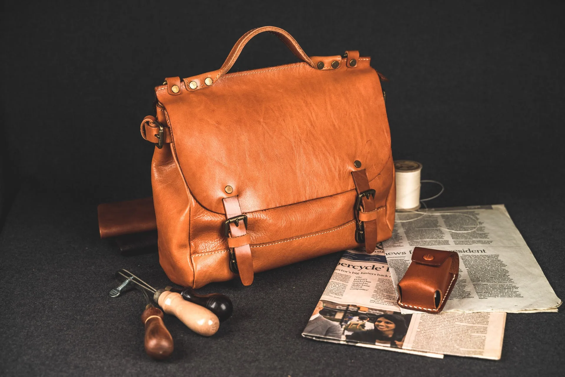 YAAGLE Women All-matching Real Leather Flap Handbag YGM122